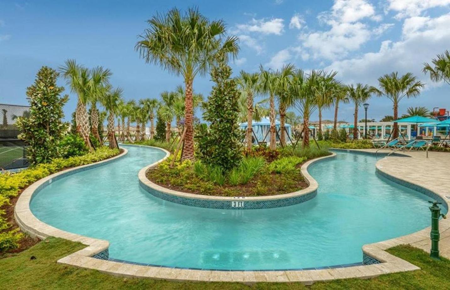 Pool Villa Wfree Waterpark Lazy River Game Room キシミー エクステリア 写真