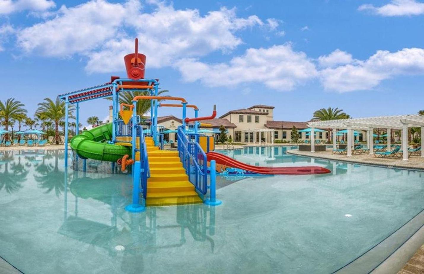Pool Villa Wfree Waterpark Lazy River Game Room キシミー エクステリア 写真