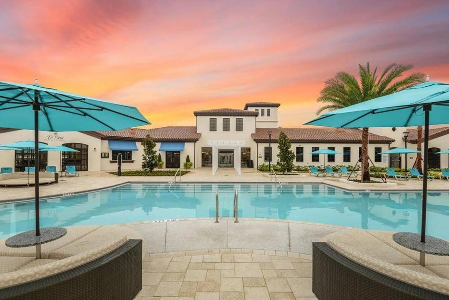 Pool Villa Wfree Waterpark Lazy River Game Room キシミー エクステリア 写真
